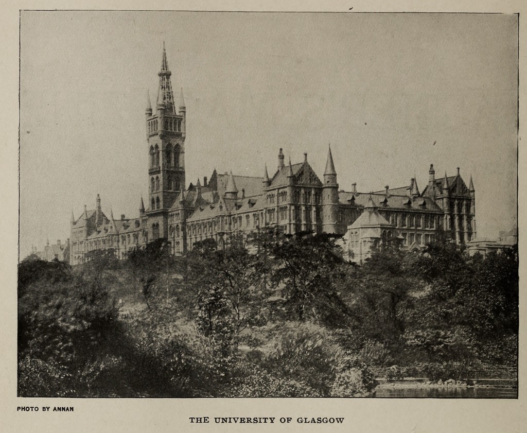 University of Glasgow from Cassier's 1899