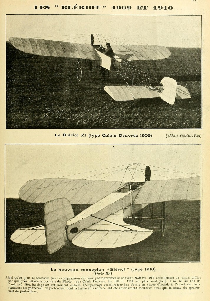 1909 and 1910 Bleriot Airplanes As Published In L'Aerophile Revue Technique Feb 15 1910