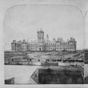 Ottawa Parliament Building Picture 1866