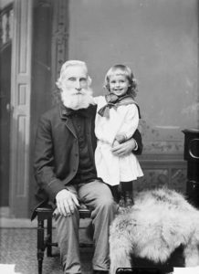 Sir Richard William Scott with Child 1894