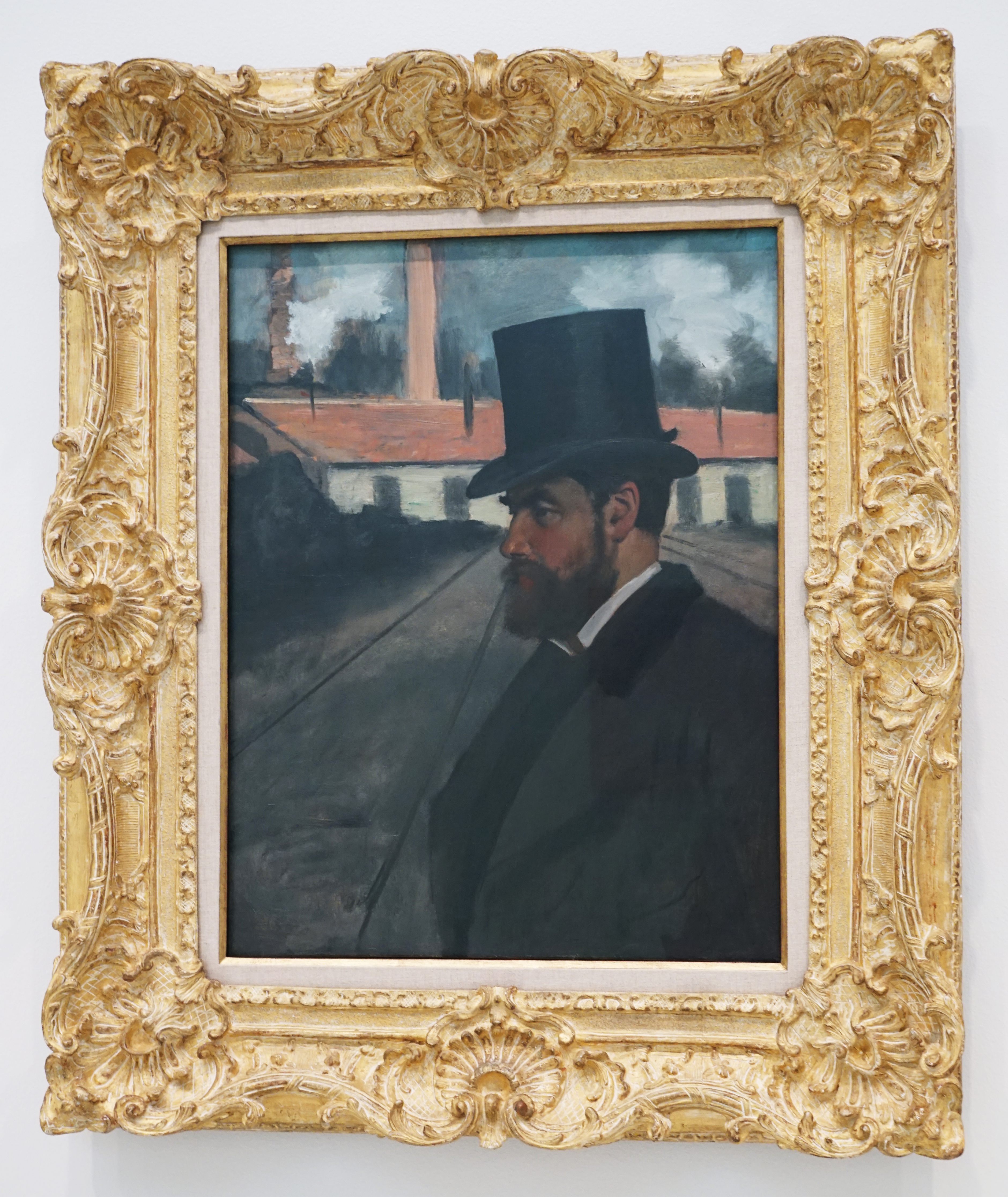 Henri Rouart painted by Edgar Degas at the Carnegie Museum Picture 1