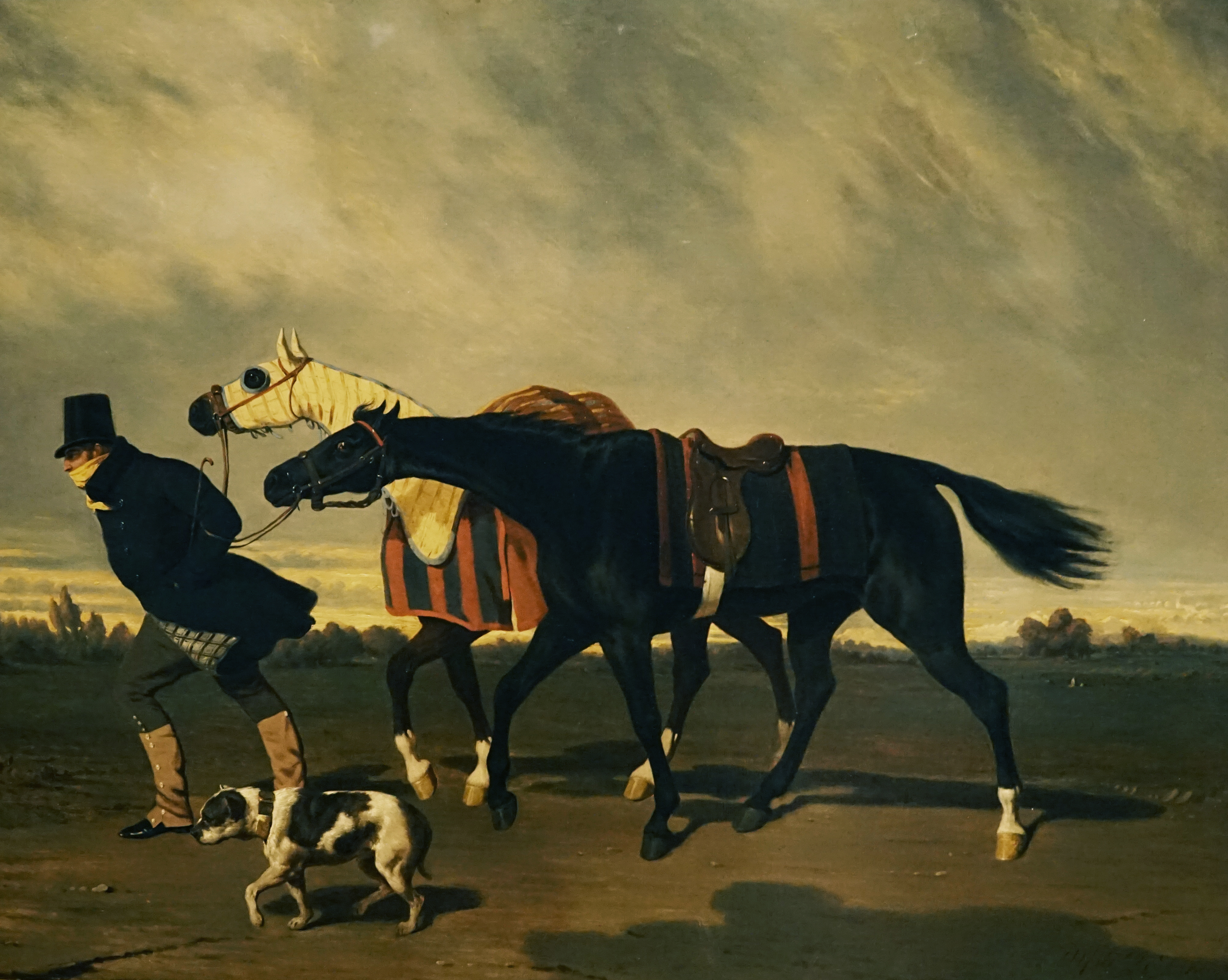 Pierre Alfred de Dreux Oil Painting Return from the Races 1842 Image 1