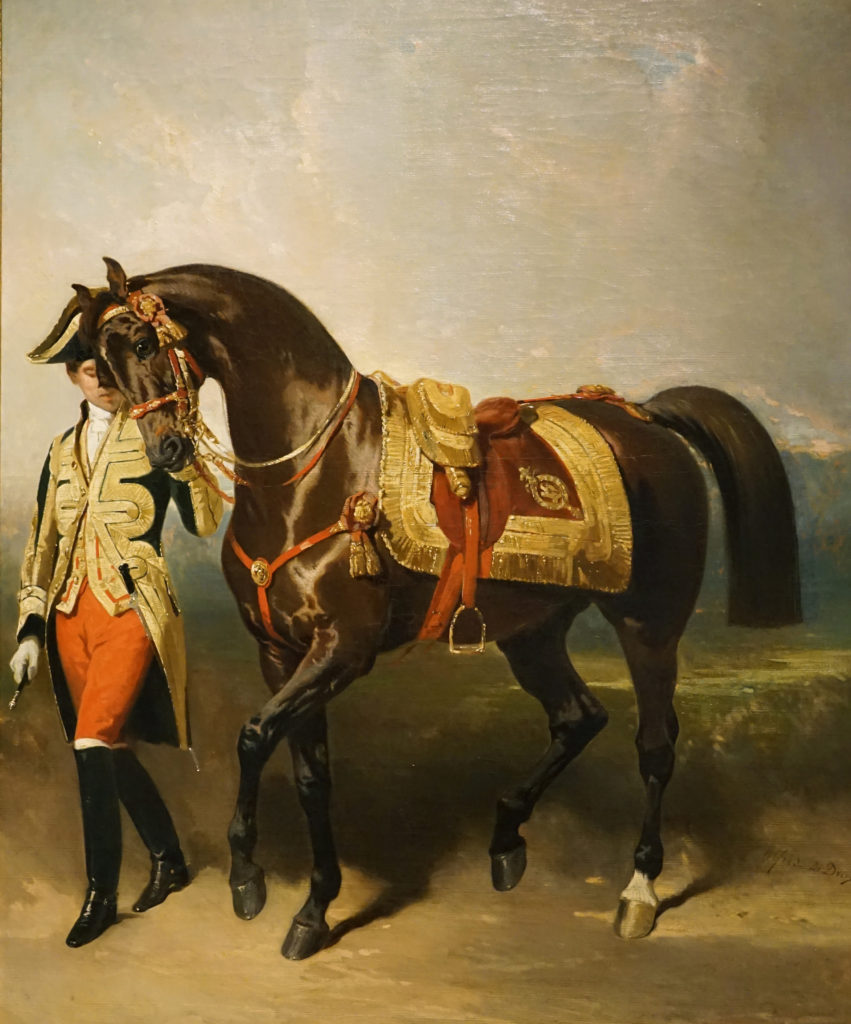 Pierre Alfred de Dreux Oil Painting The Emperor's Horse 1853 Image 1