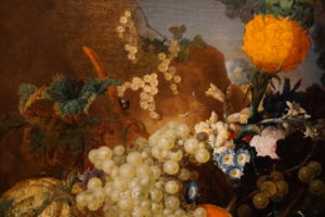 Jan van Os Oil Still Life Painting with Fruit Insects and a Ratdated 1769 Image 1