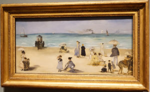 On the Beach Boulogne-sur-Mer by Edouard Manet French Oil dated 1868 image 1