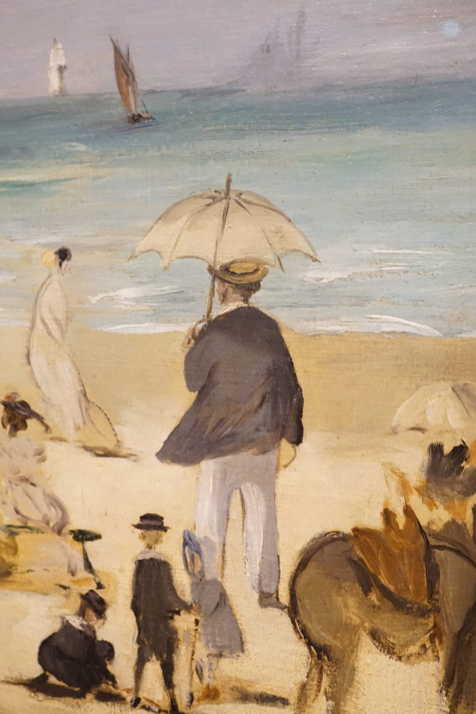 On the Beach Boulogne-sur-Mer by Edouard Manet French Oil dated 1868 image 2
