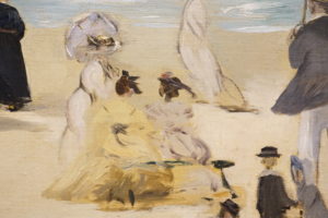 On the Beach Boulogne-sur-Mer by Edouard Manet French Oil dated 1868 image 8